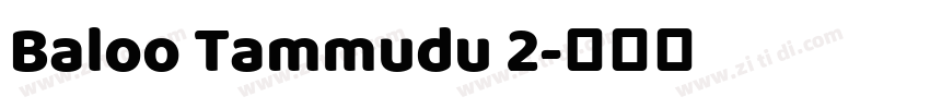 Baloo Tammudu 2字体转换